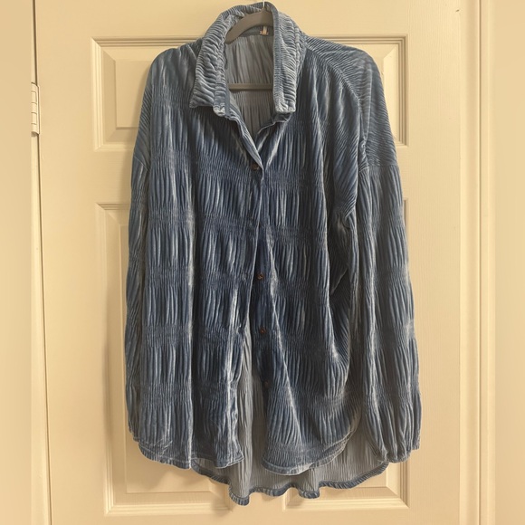 Free People Velvet Shirt - Picture 5 of 6